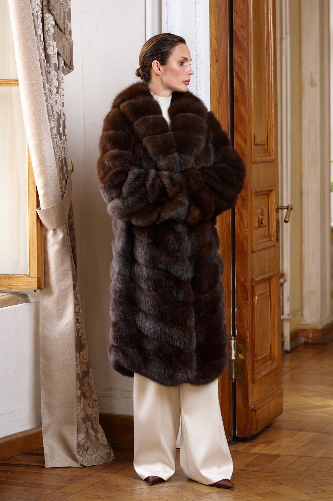 Manteau en fourrure Fabiana Fox