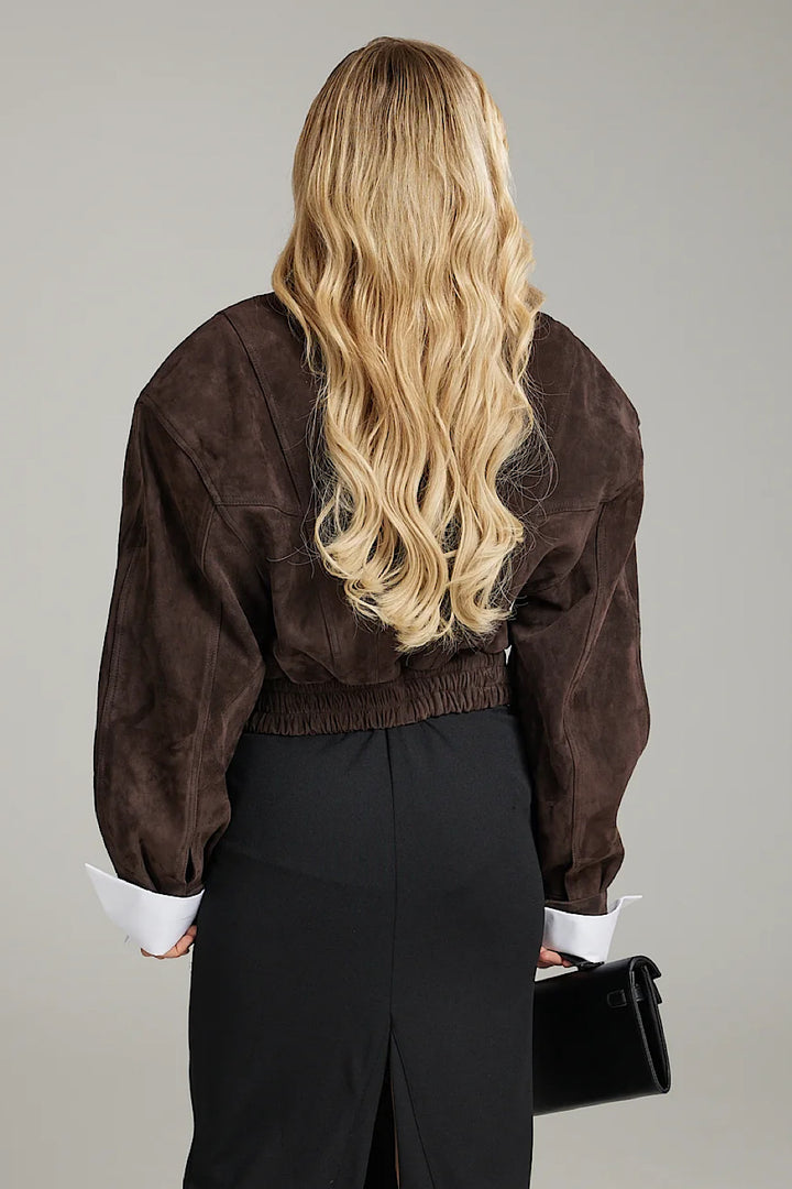 Veste en daim Sereline