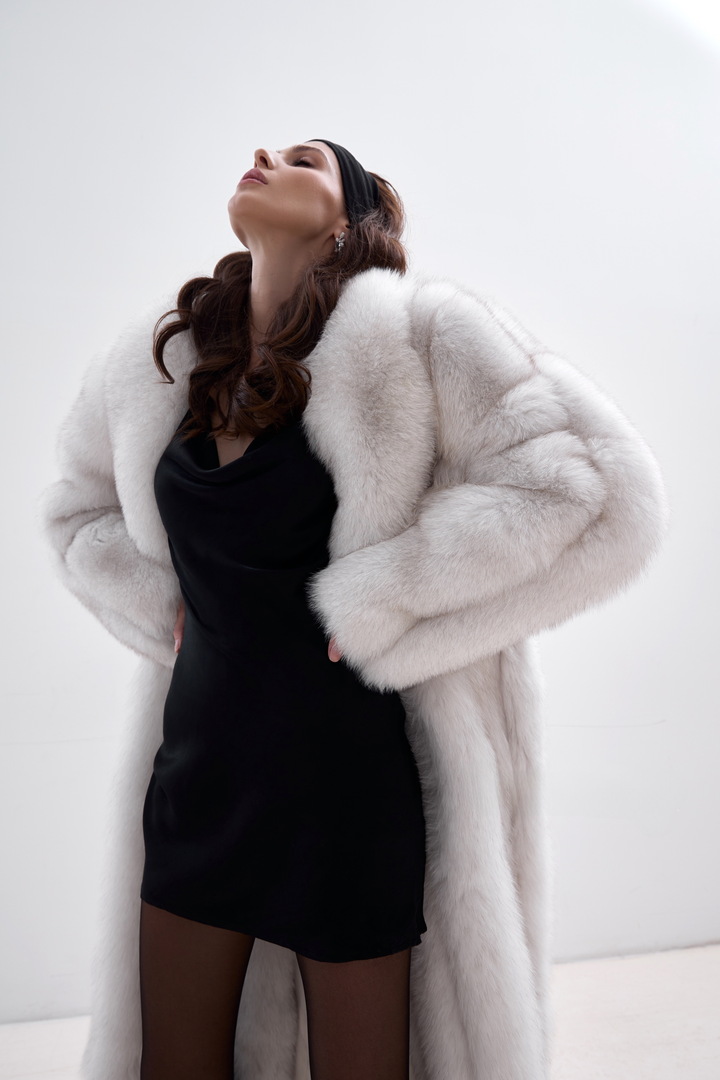 Manteau en fourrure de renard OLGA