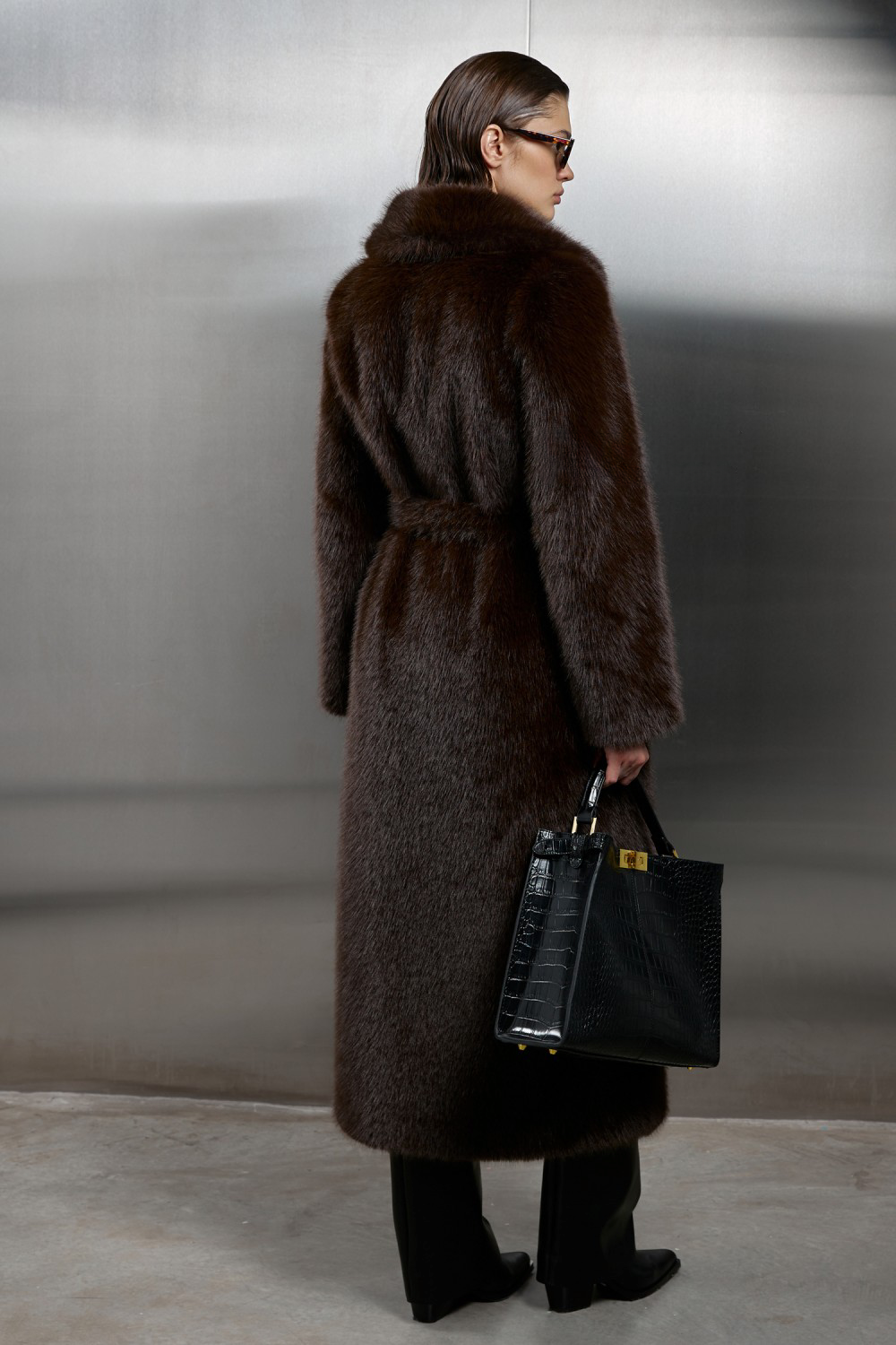 Manteau en fausse fourrure Galena