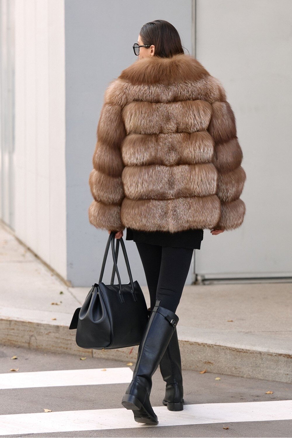 Manteau en fourrure de renard ELIN