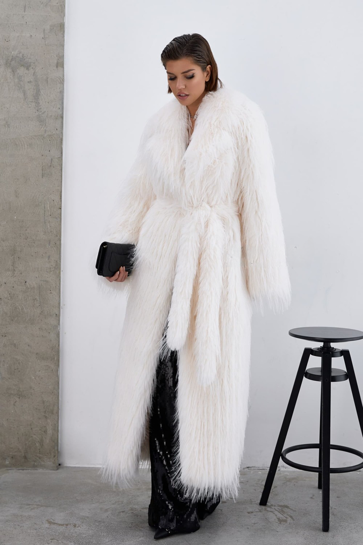 Manteau en fausse fourrure STELLA
