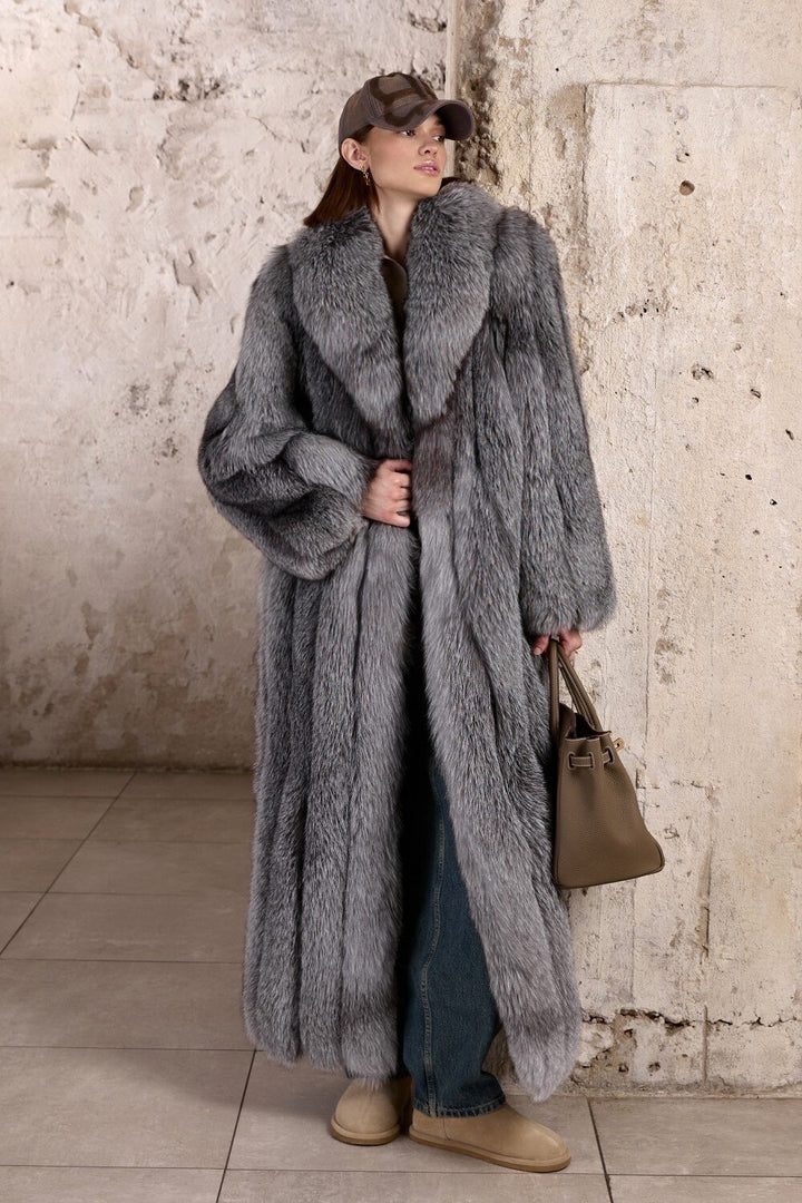 Manteau en fourrure de renard OLGA