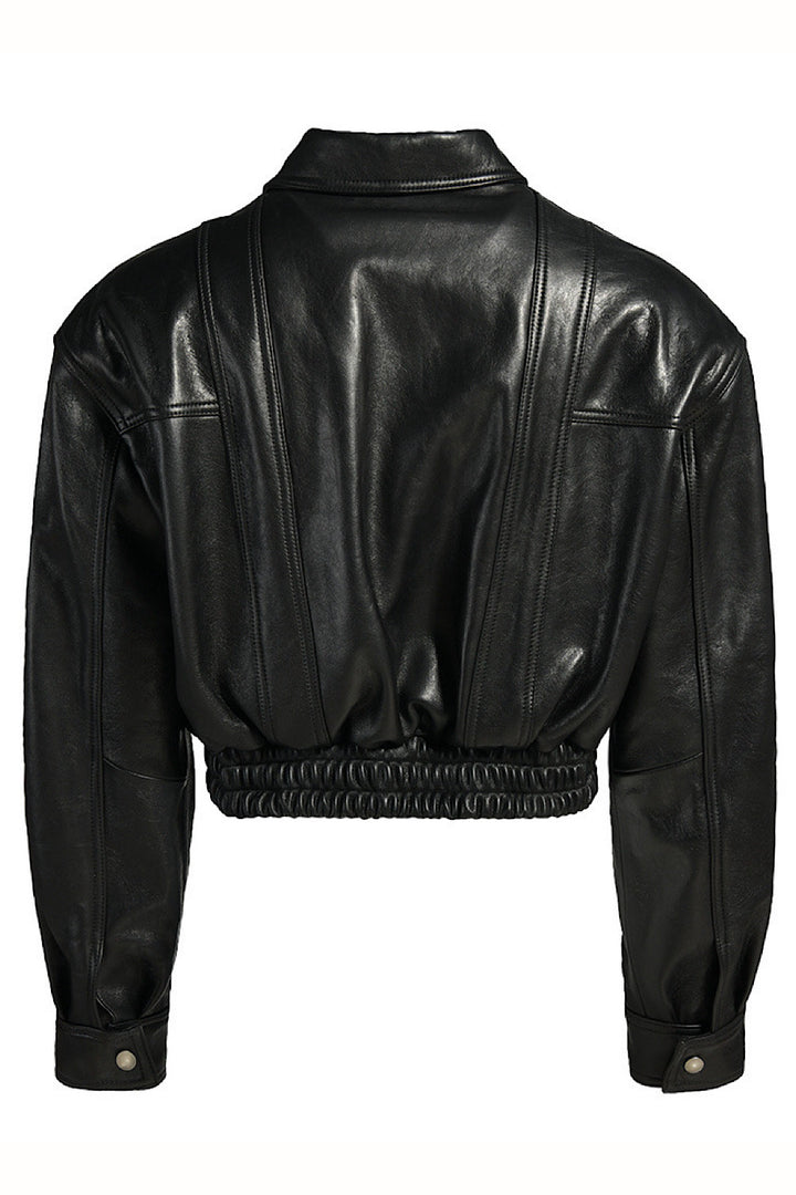 Veste en cuir Sereline
