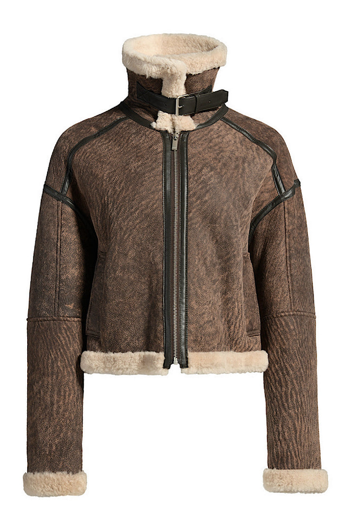 Veste Rochelle en peau de mouton retournée