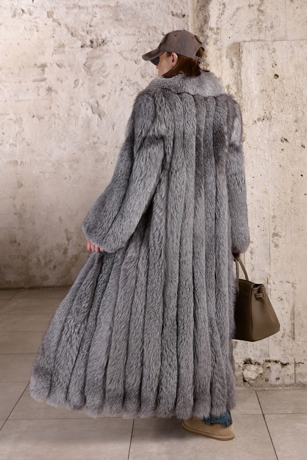 Manteau en fourrure de renard OLGA