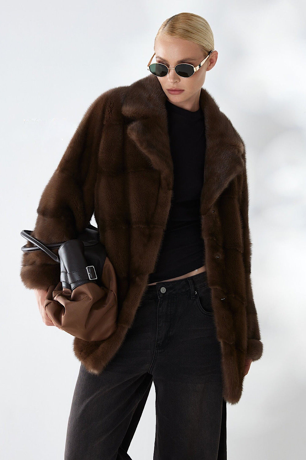 Manteau en fourrure de vison Sade