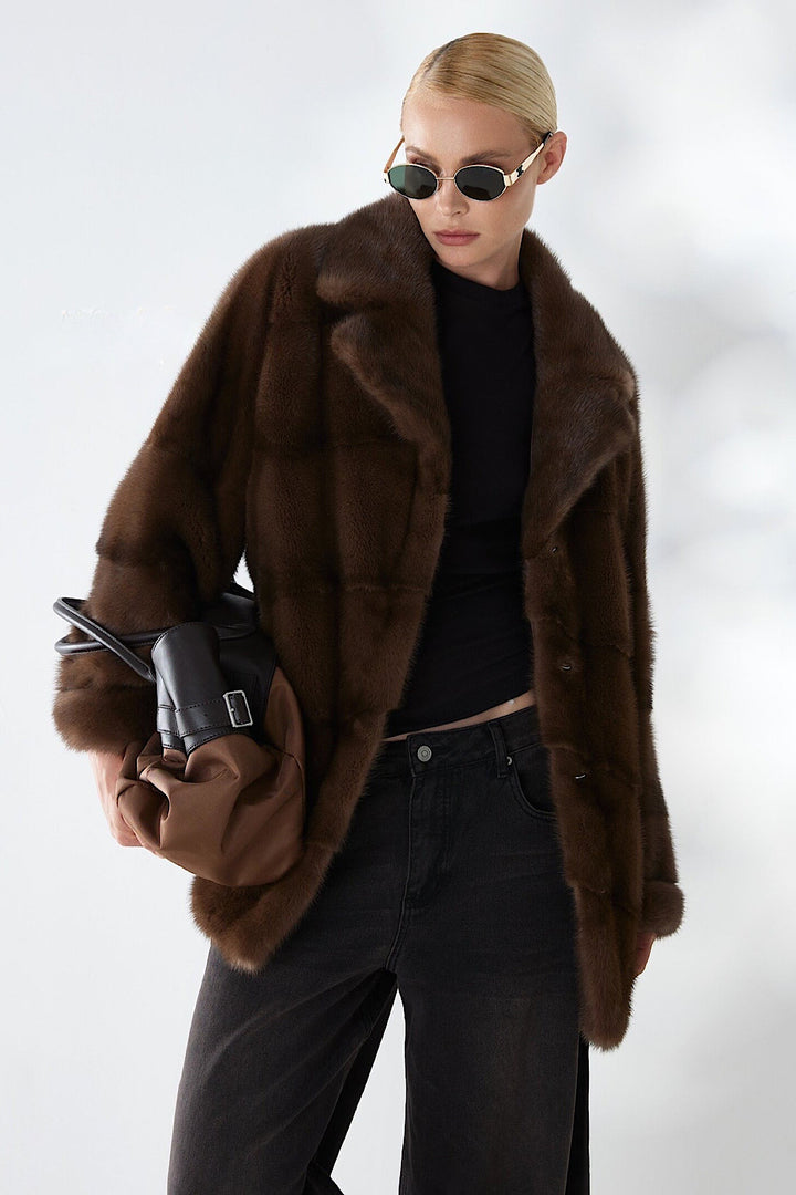 Manteau en fourrure de vison Sade