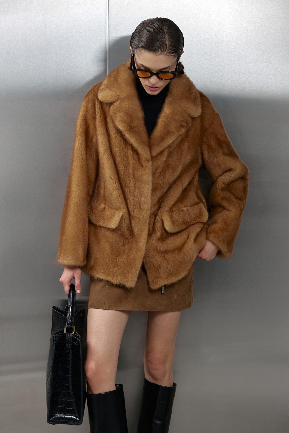 Veste en fourrure de vison Linda