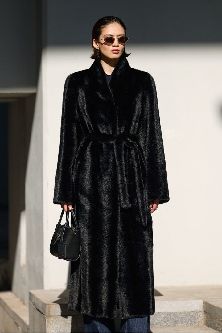 Manteau en fausse fourrure MELVA