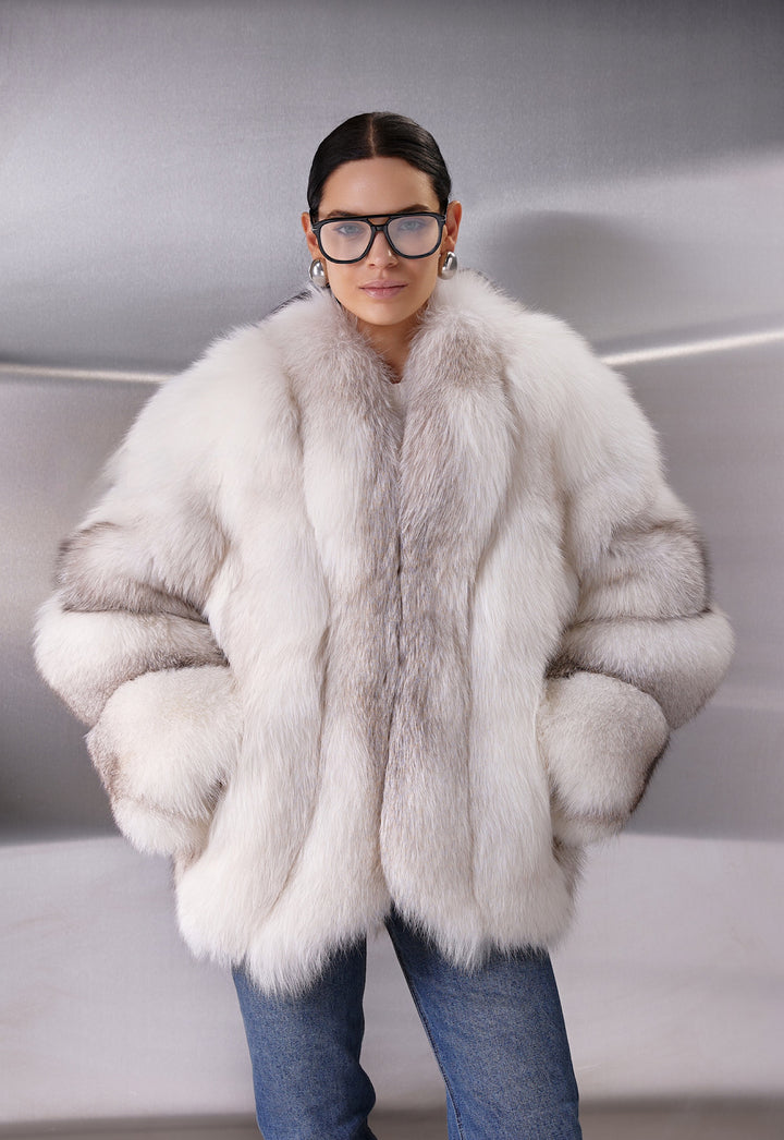 Manteau en fourrure de renard ALMA