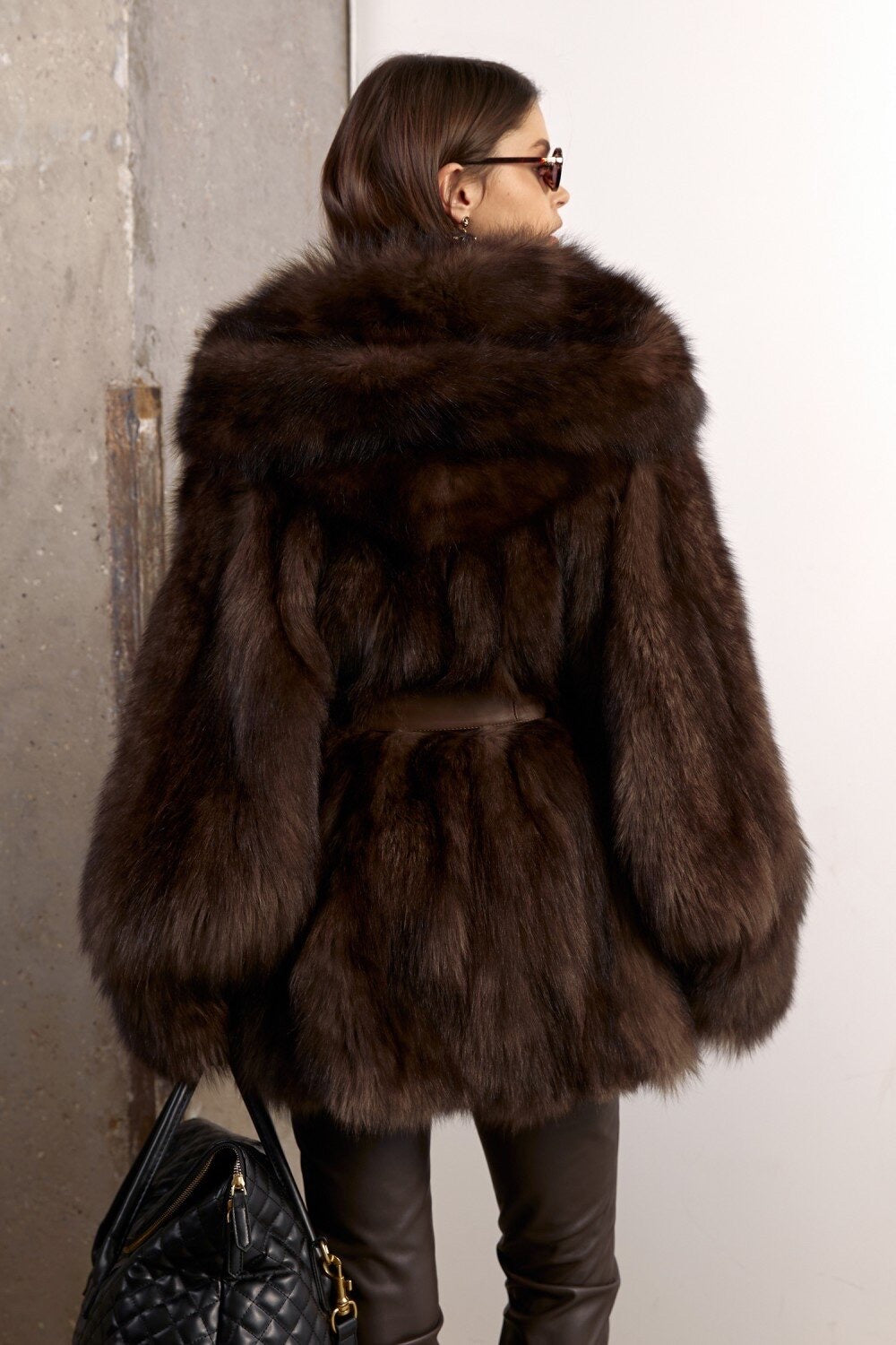 Manteau en fourrure Amelie Fox