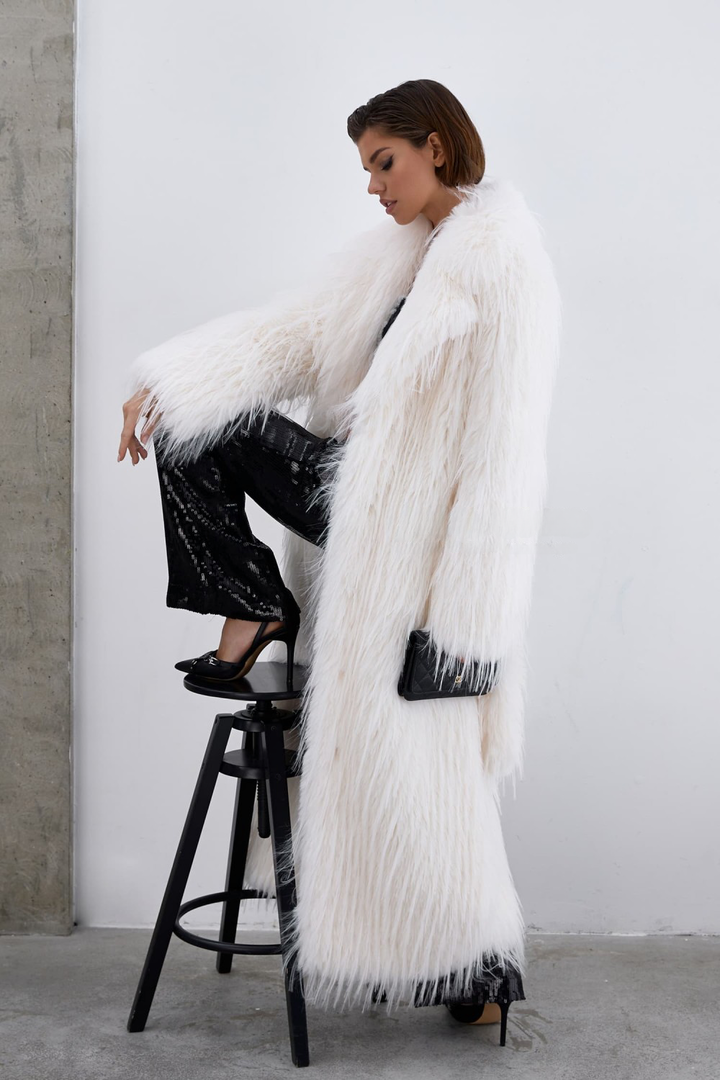 Manteau en fausse fourrure STELLA