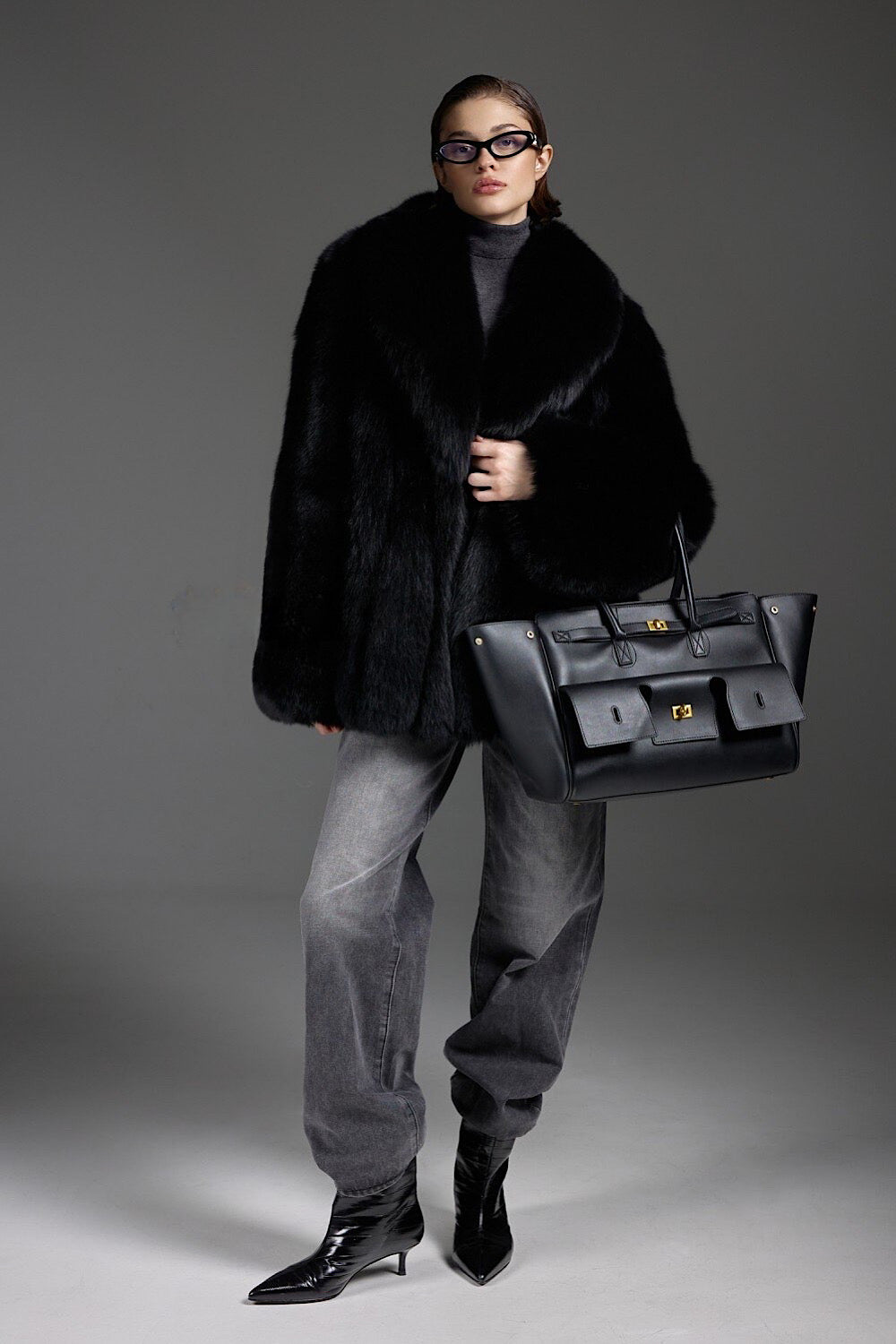 Manteau en fourrure de renard CORRIN