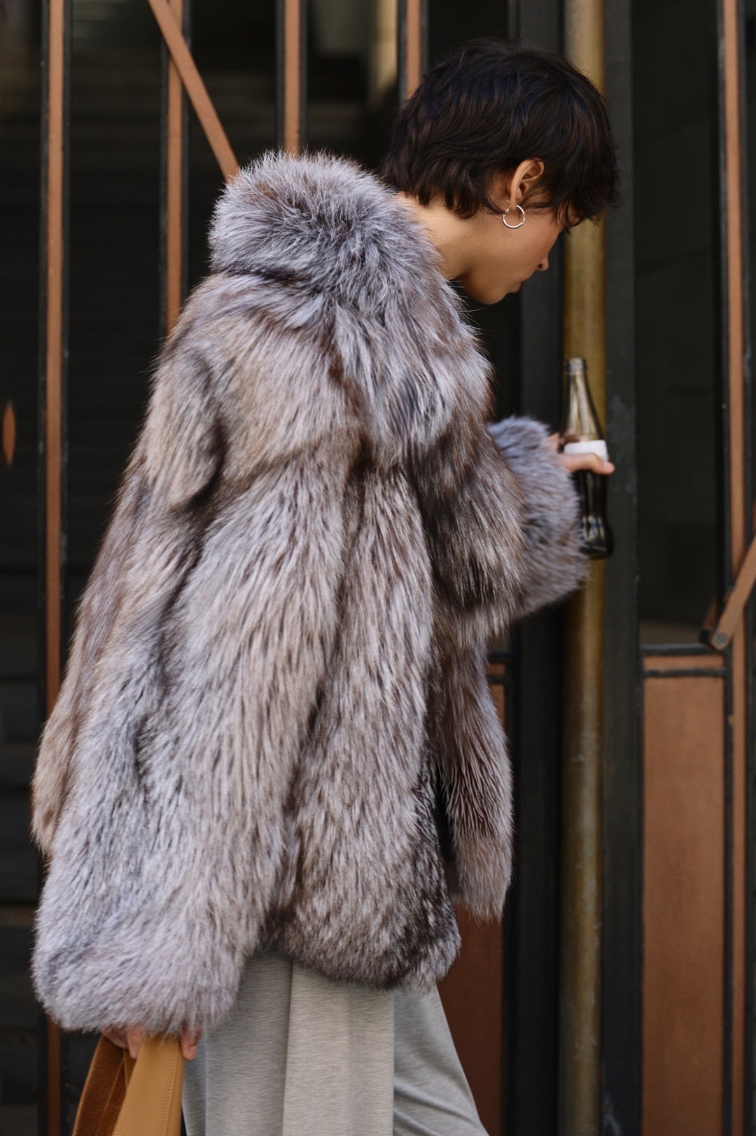 Manteau en fourrure de renard CORRIN