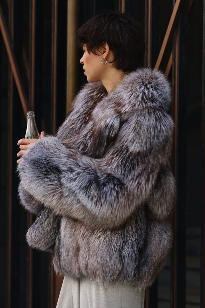 Manteau en fourrure de renard CORRIN