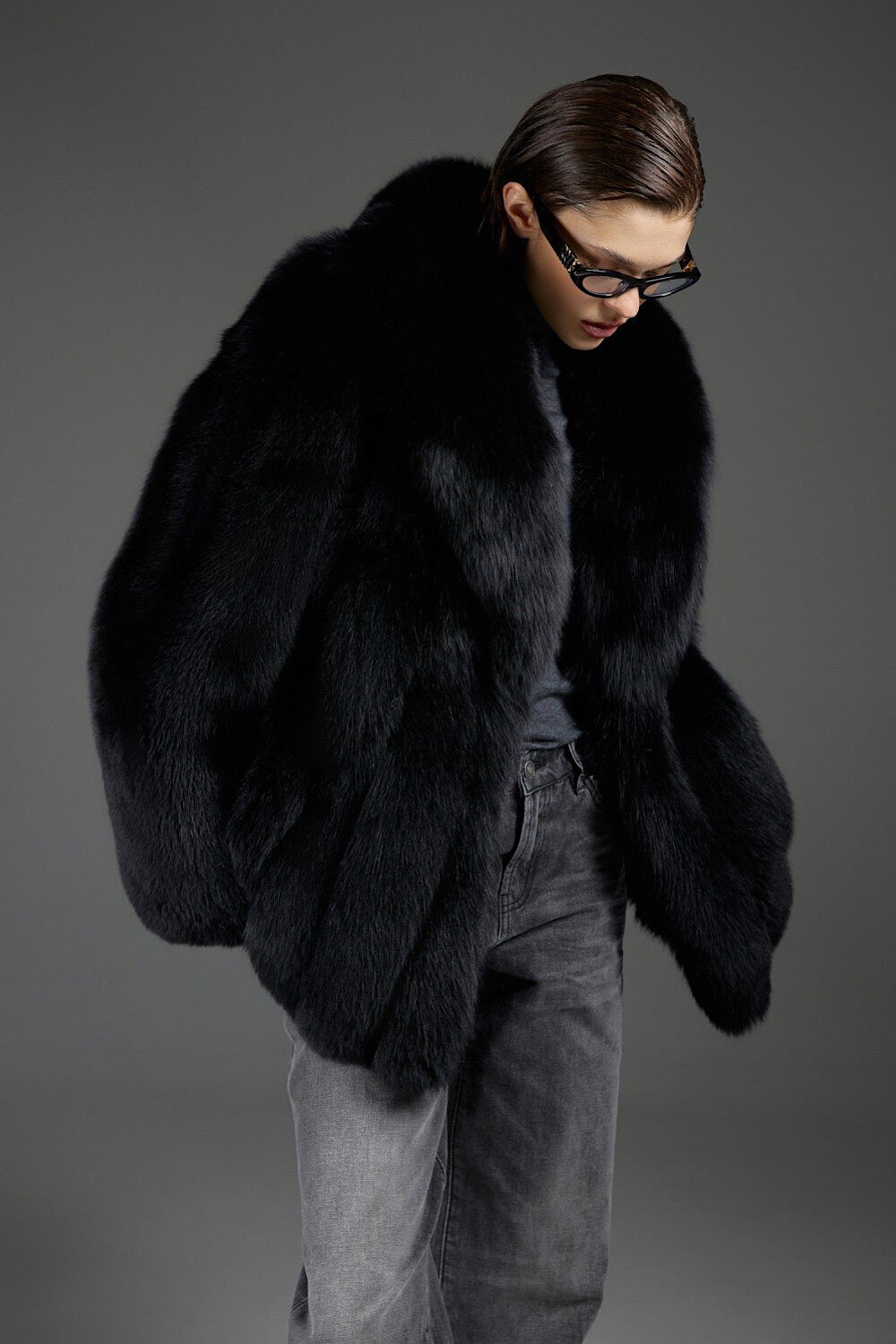 Manteau en fourrure de renard CORRIN