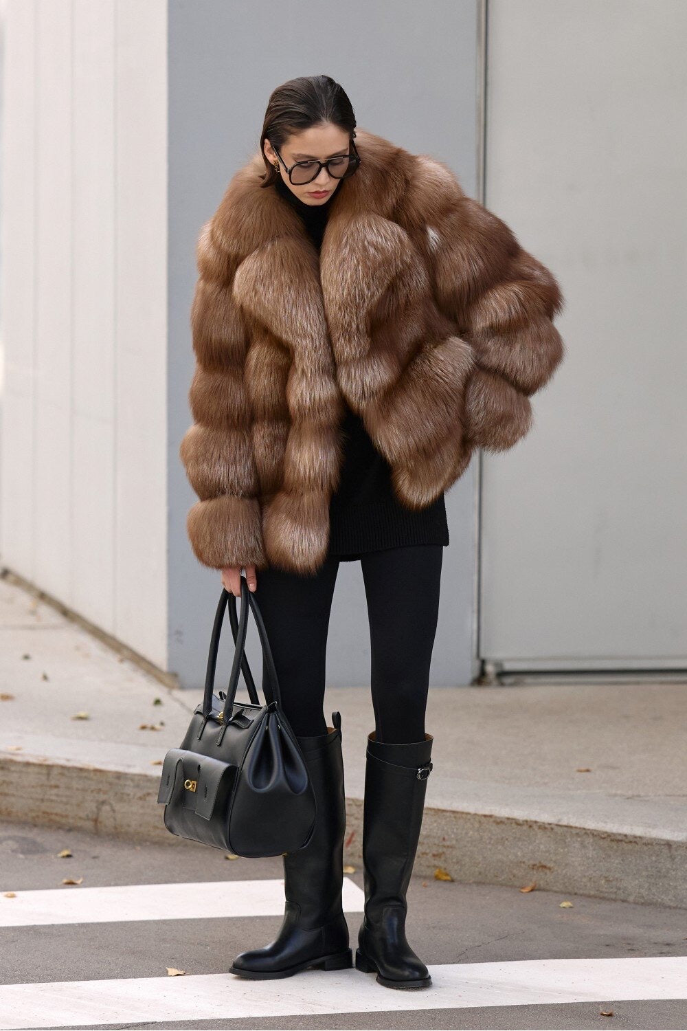 Manteau en fourrure de renard ELIN