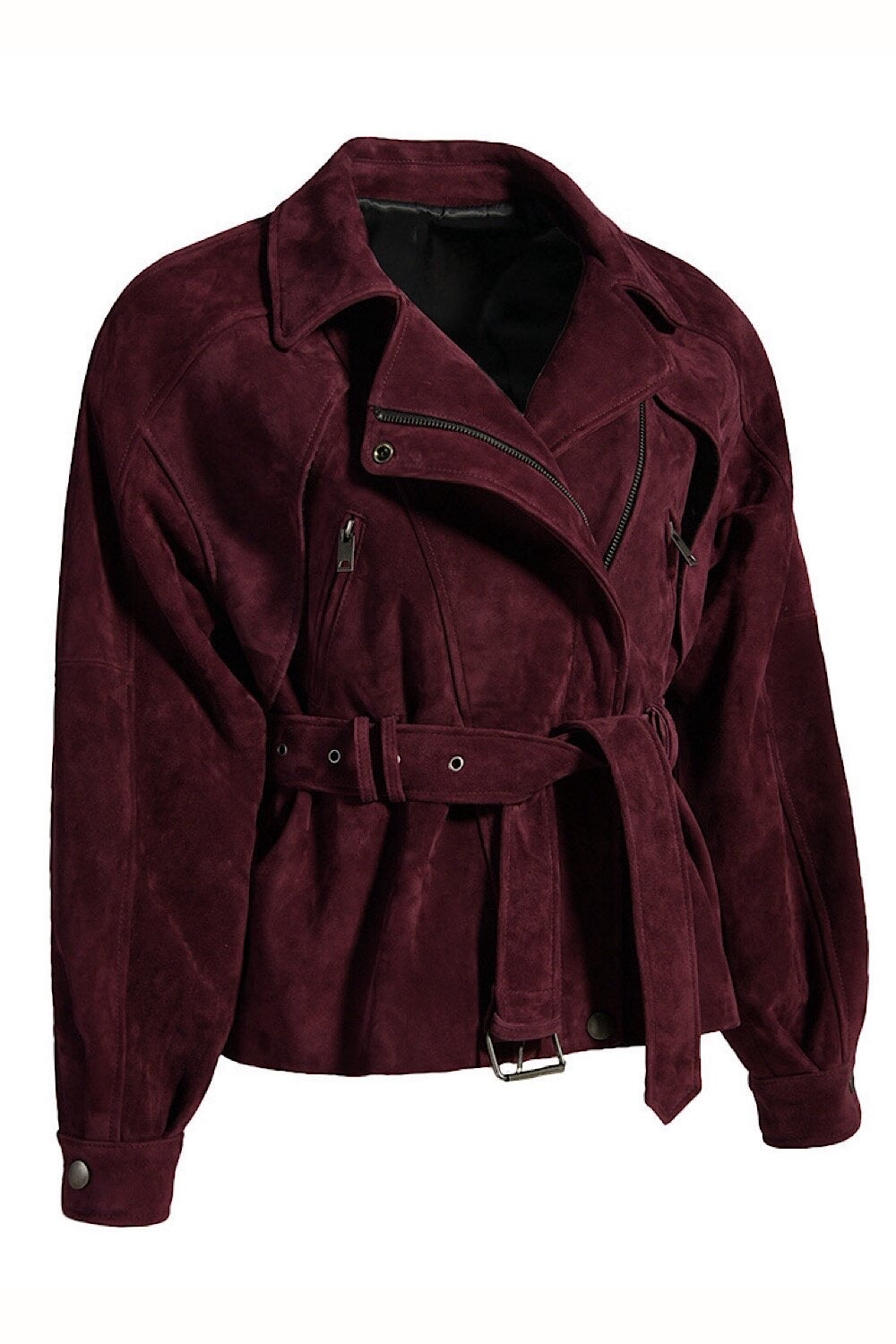 Veste en daim Silvina