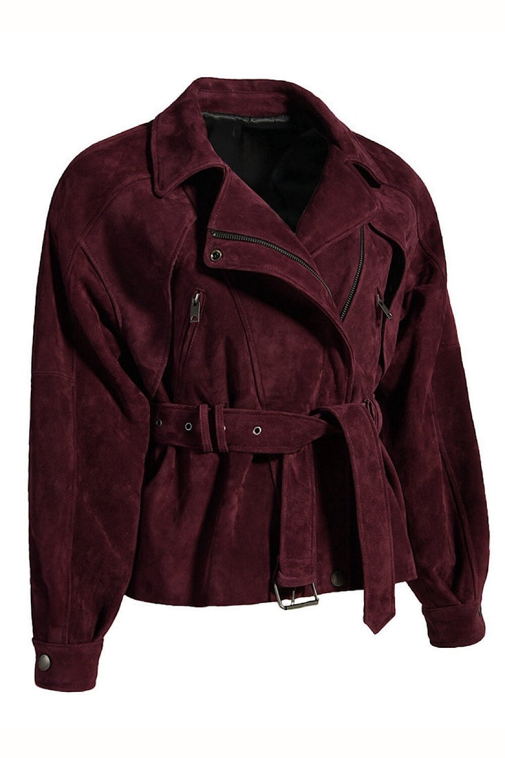 Veste en daim Silvina