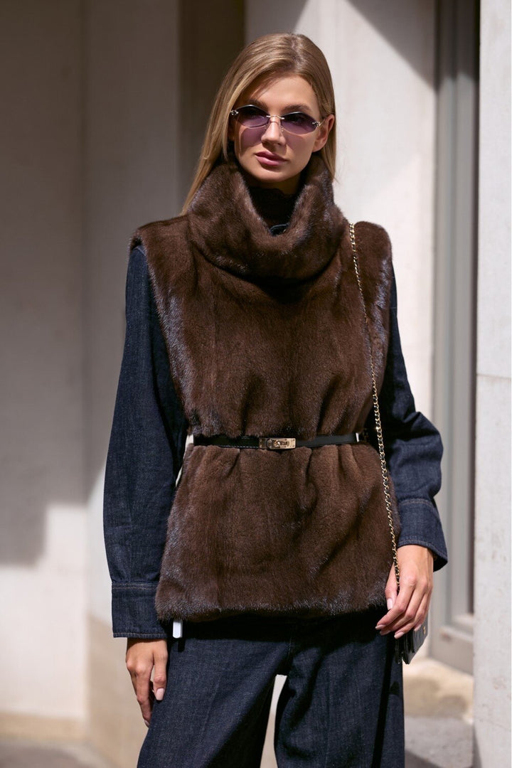 Veste en vison Charlotte Fauge