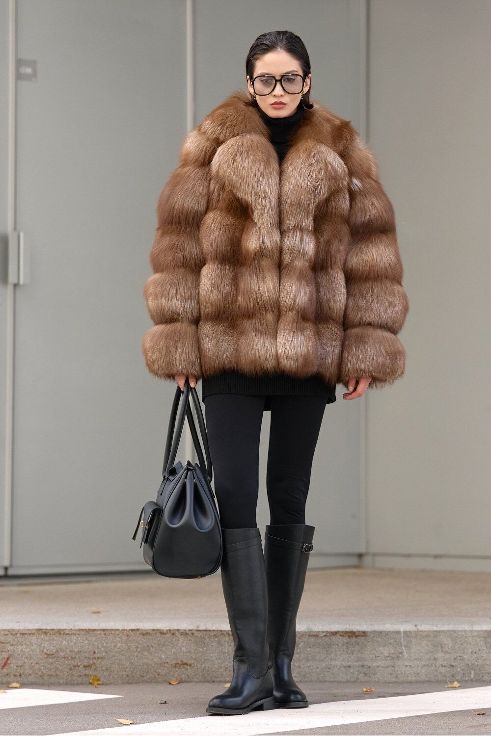 Manteau en fourrure de renard ELIN