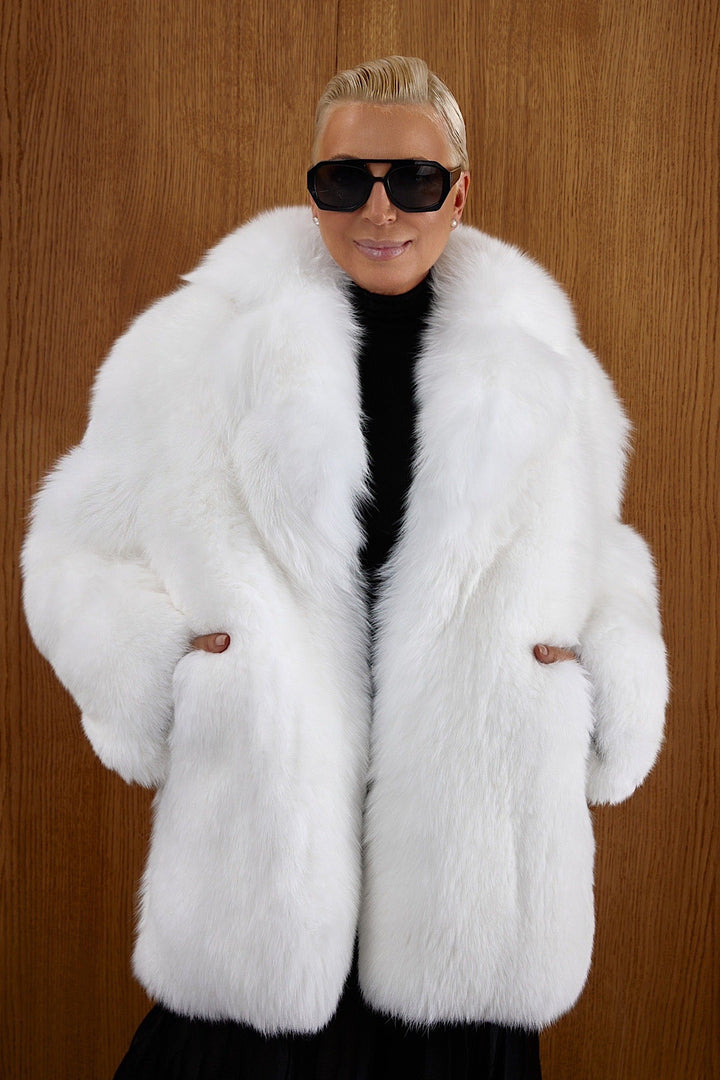 Manteau en fourrure de renard Layam CURVE