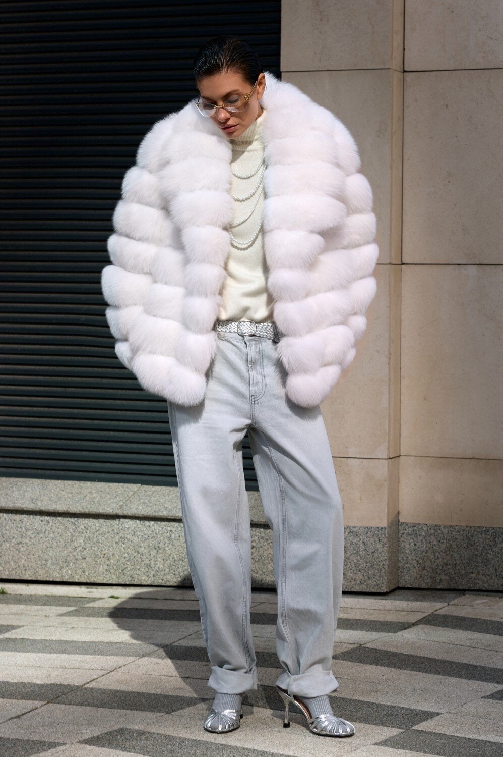 Manteau en fourrure de renard Ramona
