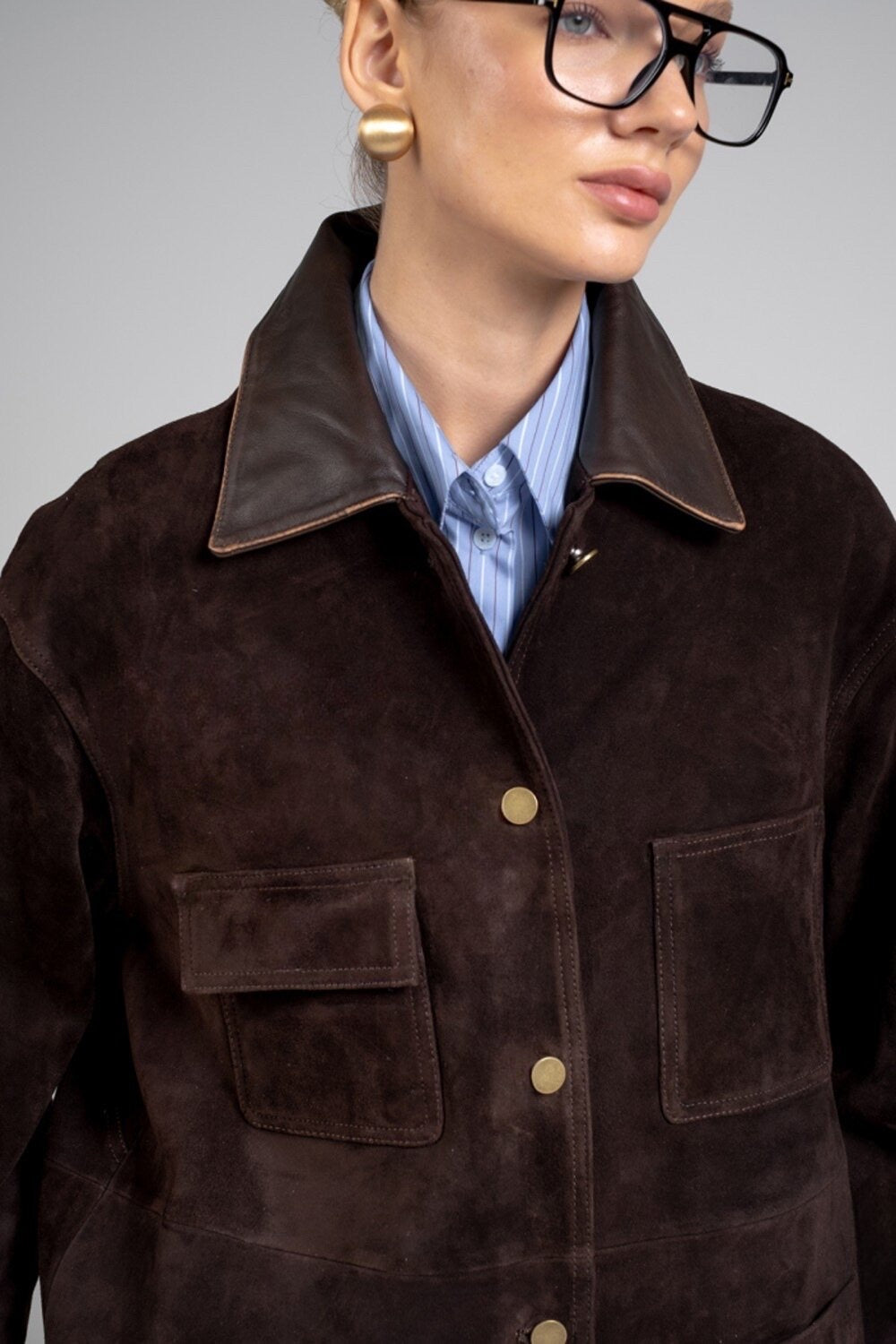 Veste en daim Hailey