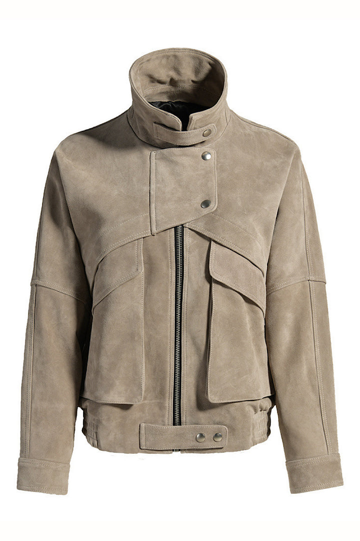 Veste en daim ODETTE