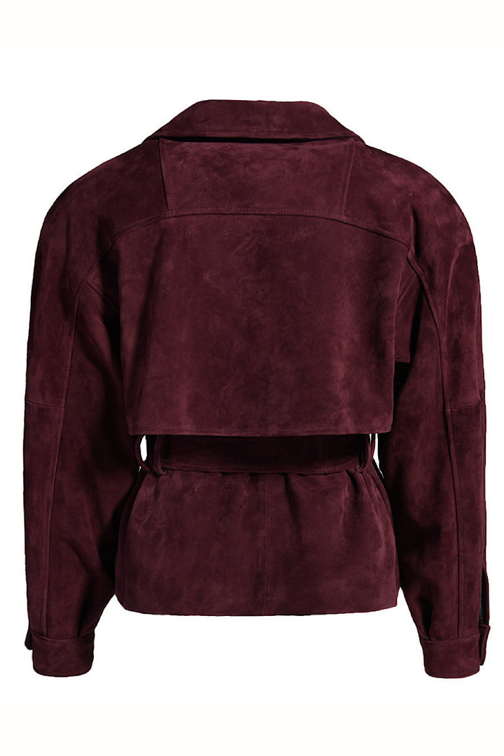 Veste en daim Silvina