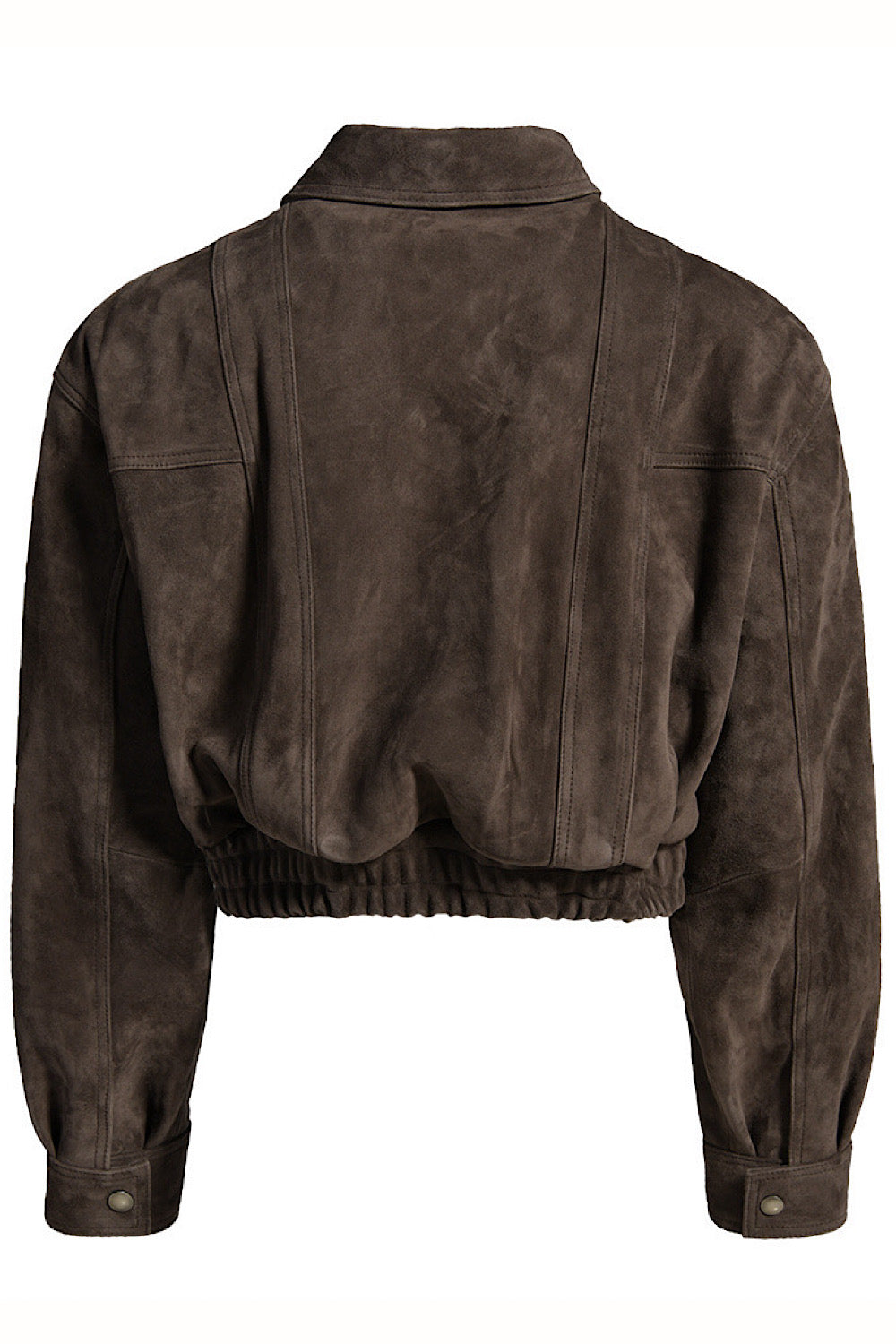 Veste en daim Sereline Truffe