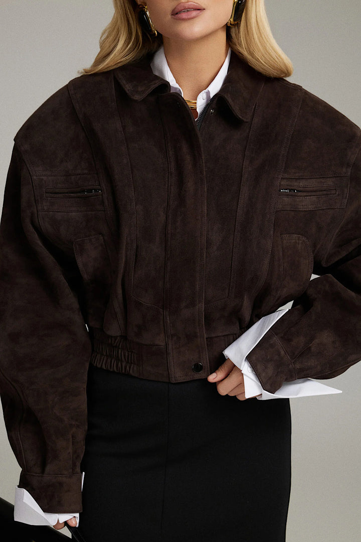 Veste en daim Sereline