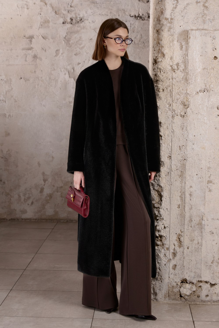 Manteau en fausse fourrure MELVA