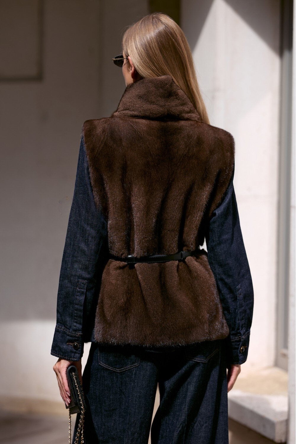 Veste en vison Charlotte Fauge