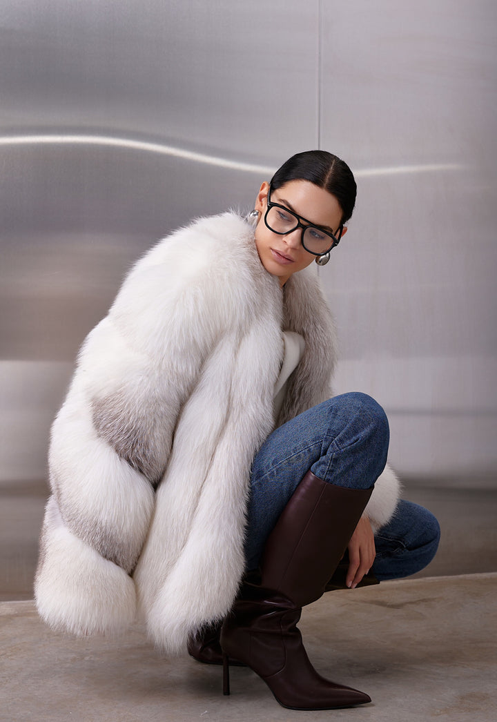 Manteau en fourrure de renard ALMA