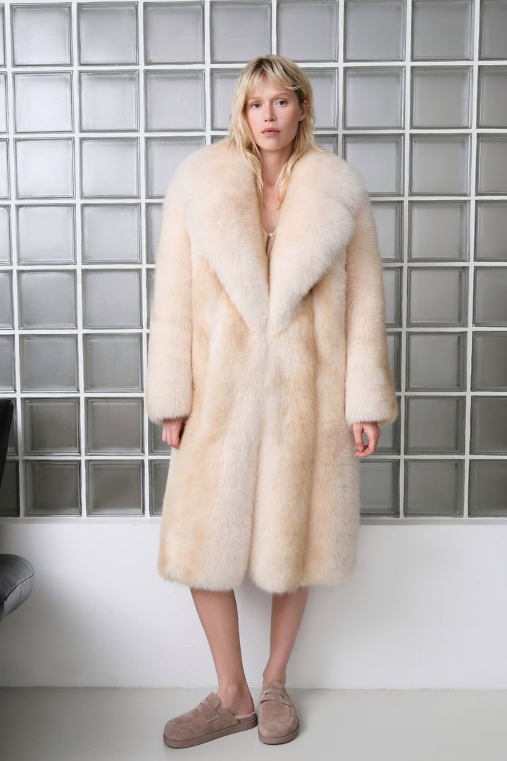 Zelda Fox Fur Coat