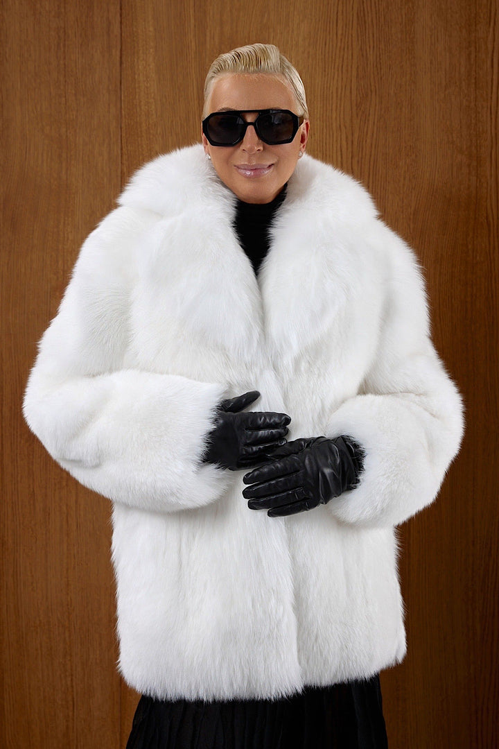 Manteau en fourrure de renard Layam CURVE