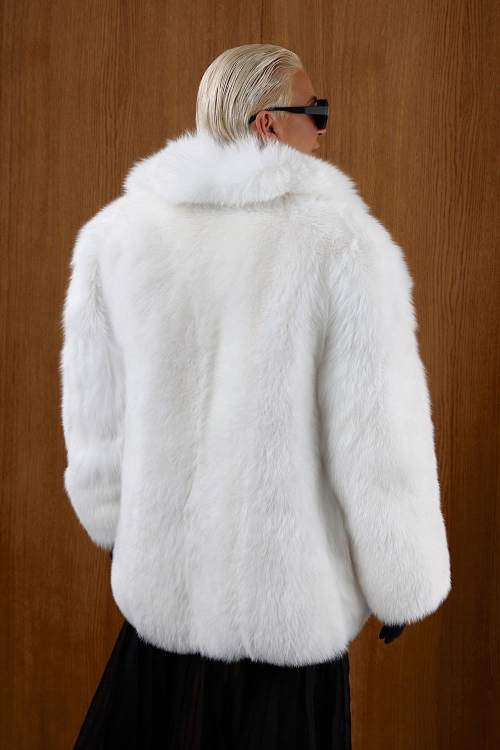 Manteau en fourrure de renard Layam CURVE