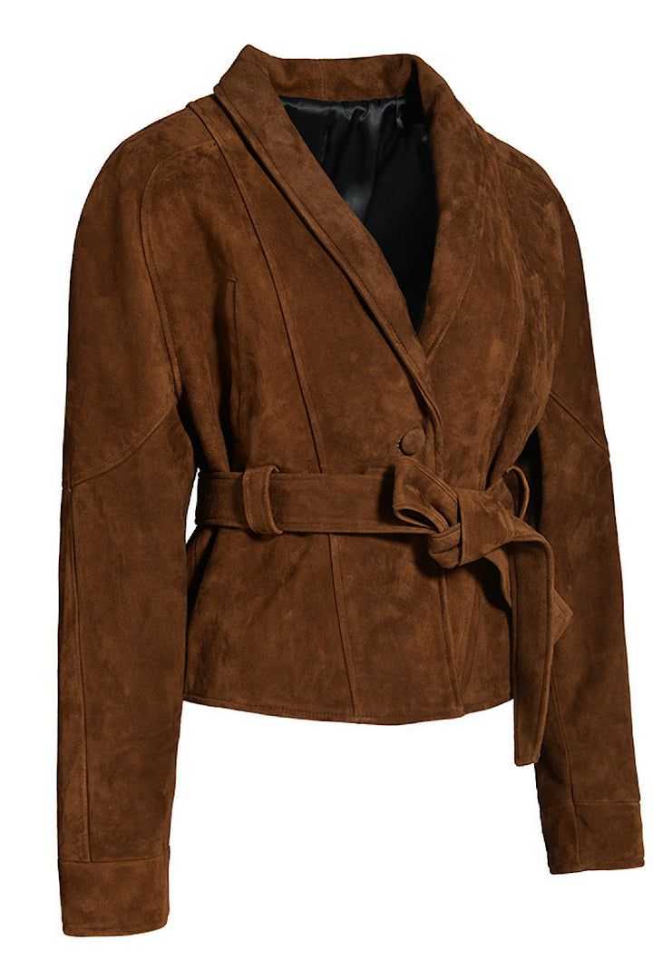 Veste en daim Nour