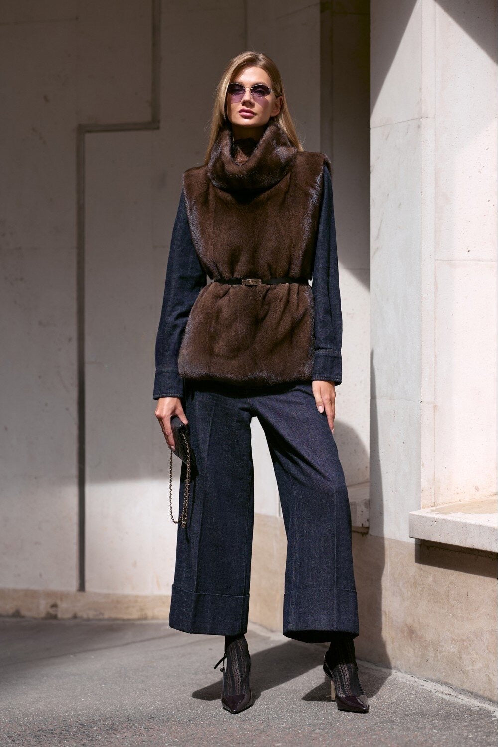 Veste en vison Charlotte Fauge