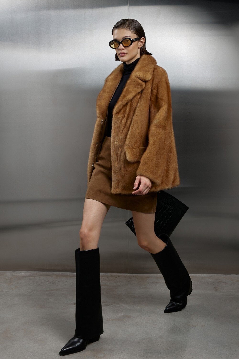 Veste en fourrure de vison Linda
