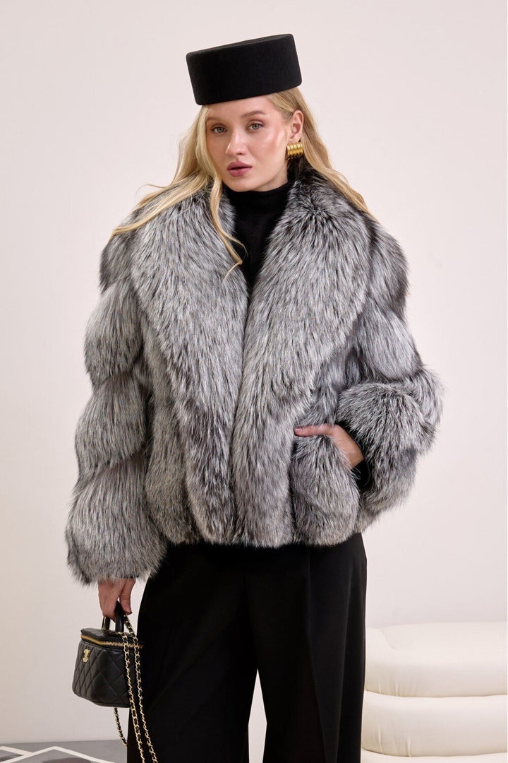 Manteau en fourrure de renard ELI