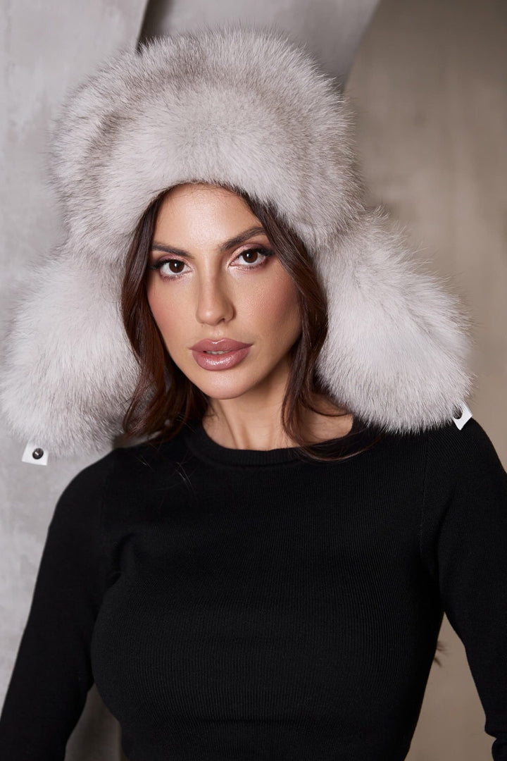 BIANCA Chapeau Renard Blanc