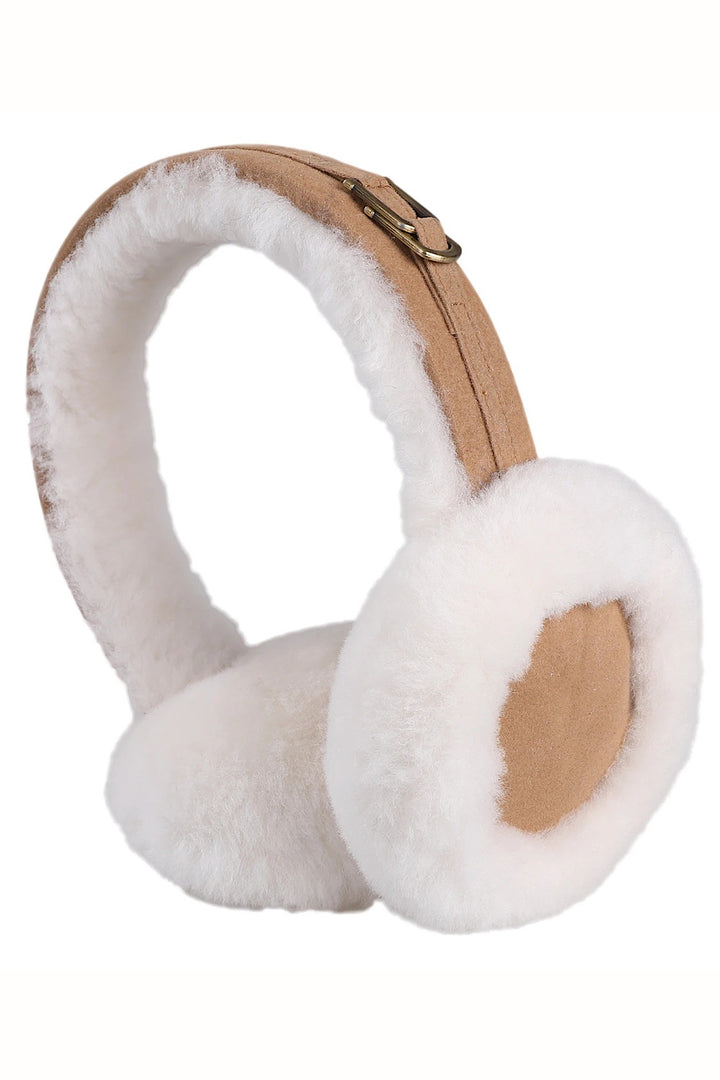 Cache-oreilles en peau lainée