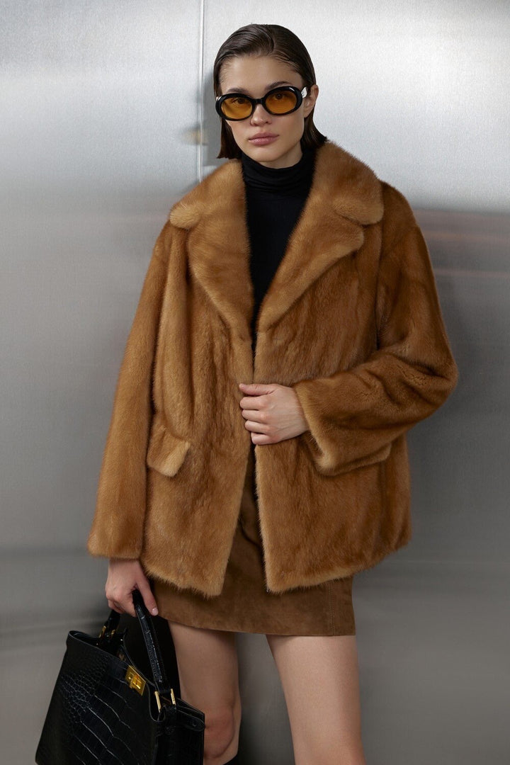 Veste en fourrure de vison Linda
