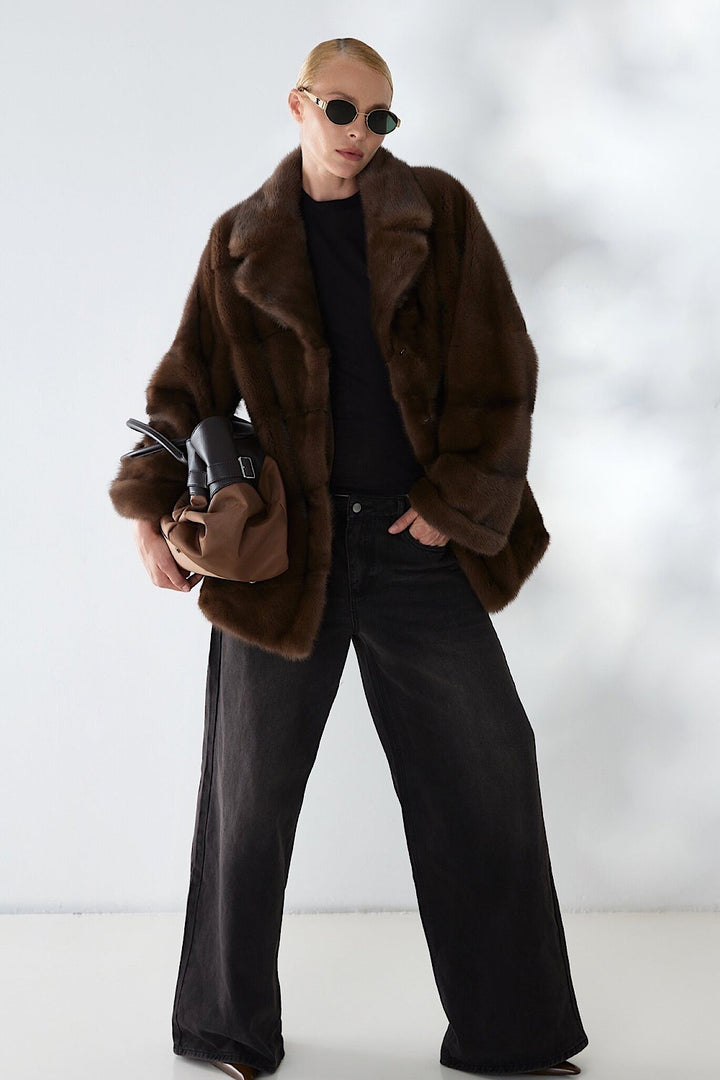 Manteau en fourrure de vison Sade