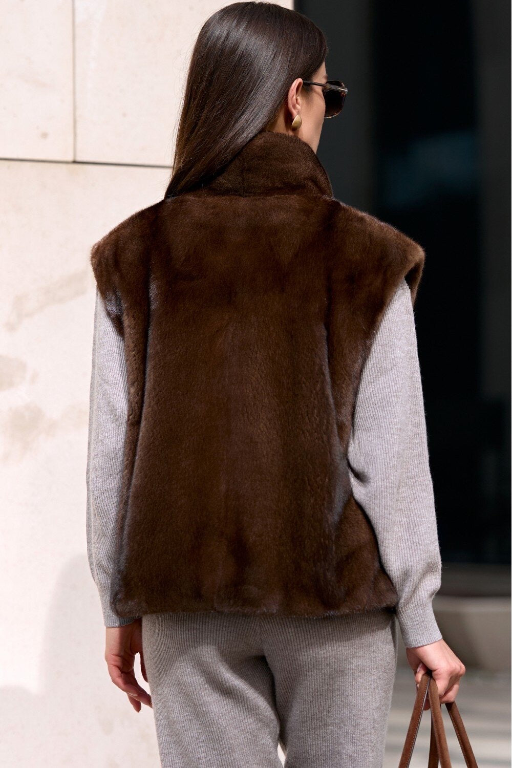 Veste en fourrure de vison Angelina