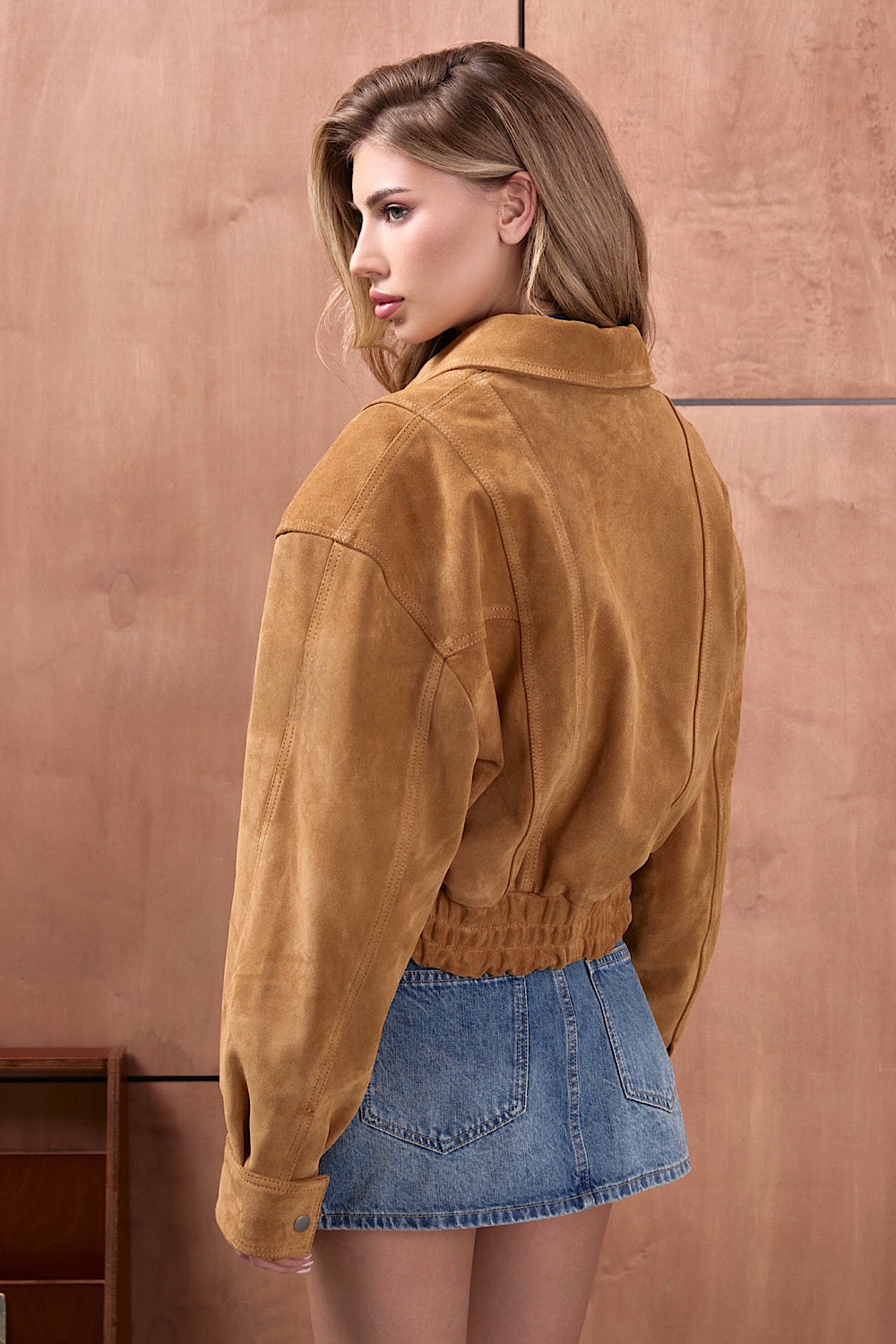 Veste en daim Sereline