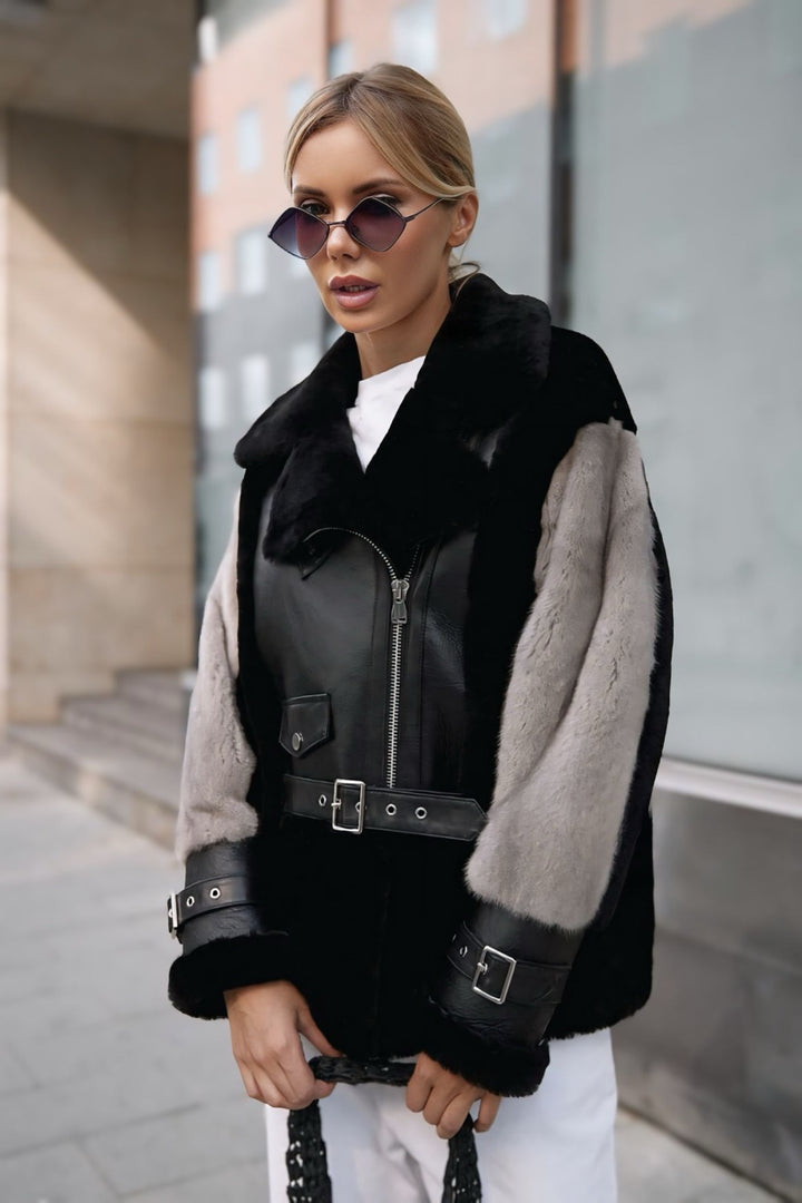 Veste DARIA en fourrure de vison